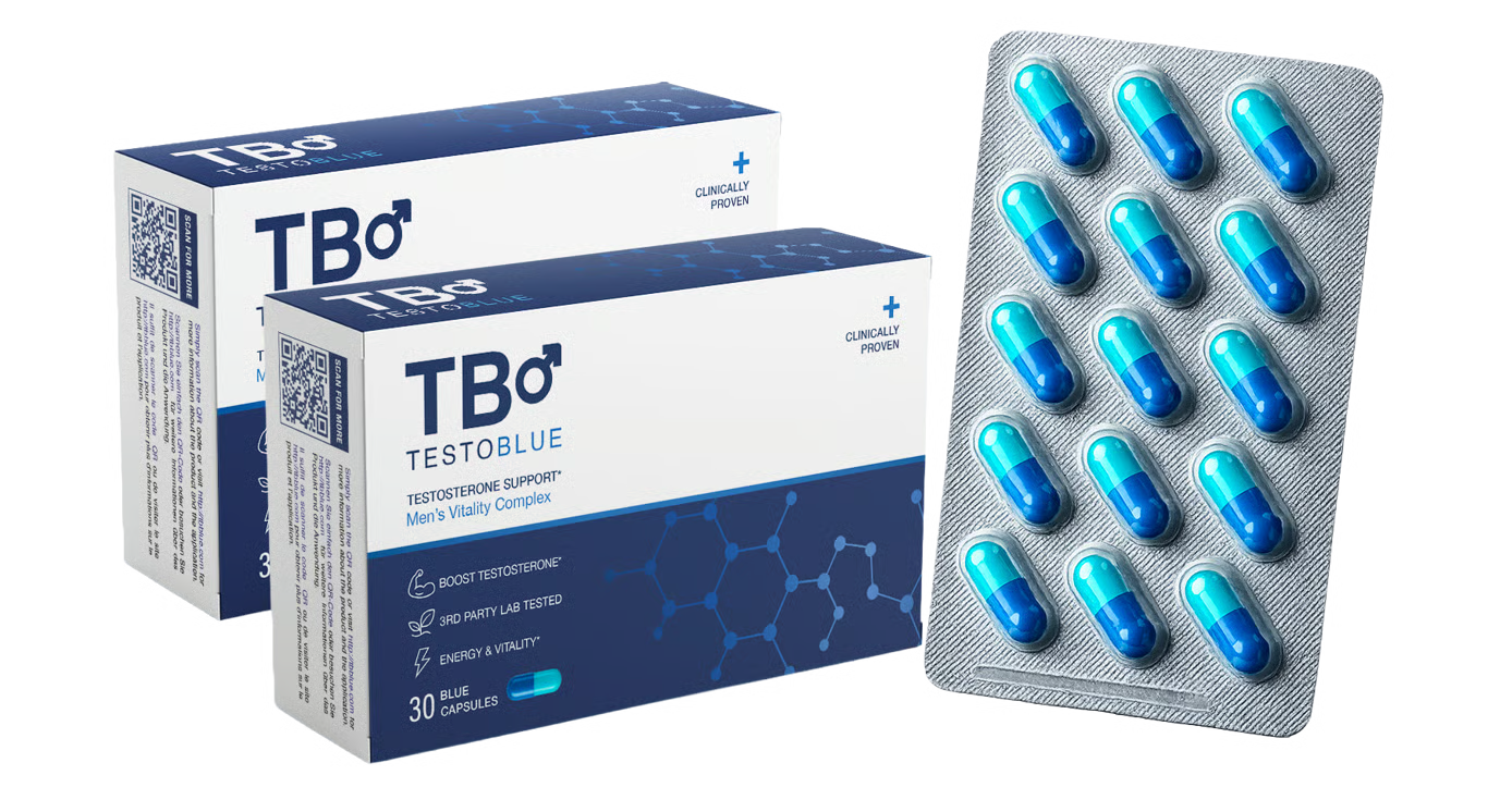 Pack Testo Blue 60 jours avec deux boîtes